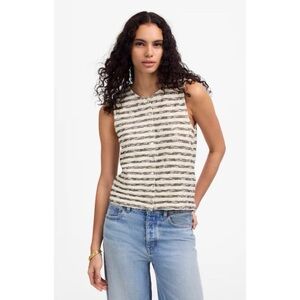 Madewell Knit Striped Sweater Vest